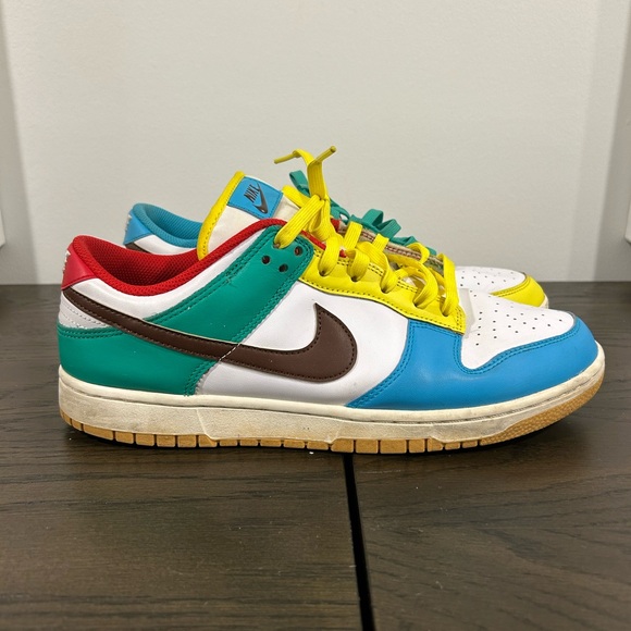 Size 11-Nike dunk low free 99 white